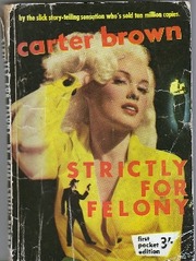 Carter Brown Felony cover art